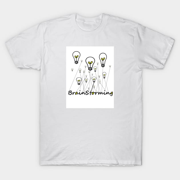 Brainstorming T-Shirt by MoJosArtStudio